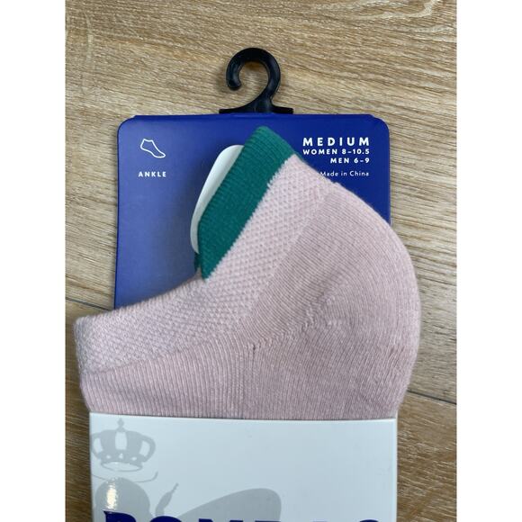 New 3 Pairs Bombas Ankle Socks Pink Medium - Picture 2 of 3